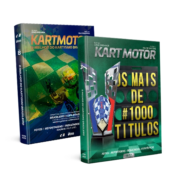 Combo Anuário Kart Motor 3ª + 8ª Edição