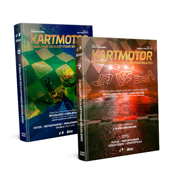 Combo Anuário Kart Motor 7ª + 8ª Edição